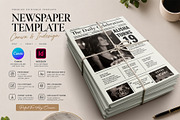 Birthday Newspaper Print Template, a Magazine Template by Shajib Shikder (Thumbnail 10 of 10)
