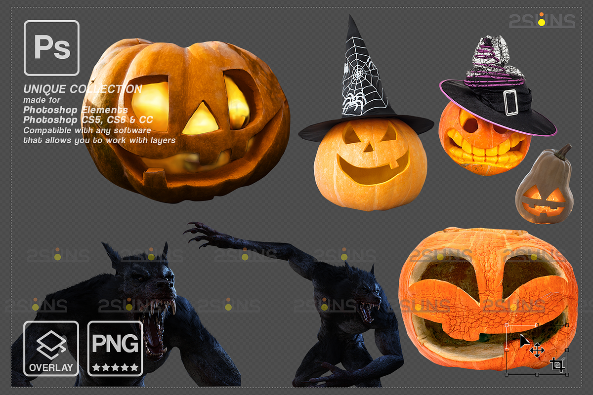 Fire Halloween Photoshop overlay, an Object Graphic by 2SUNS (Photo 8 of 9)