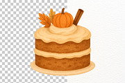 Watercolor Fall Drink and Desserts, an Illustration by Nicolle's Colorful Art (Thumbnail 7 of 7)