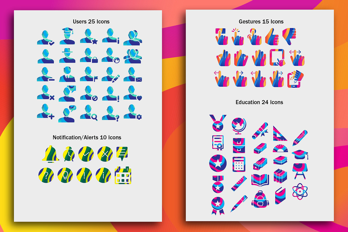 Bold Vibrant Icons, a Solid Icon by Modus Prime (Photo 4 of 6)