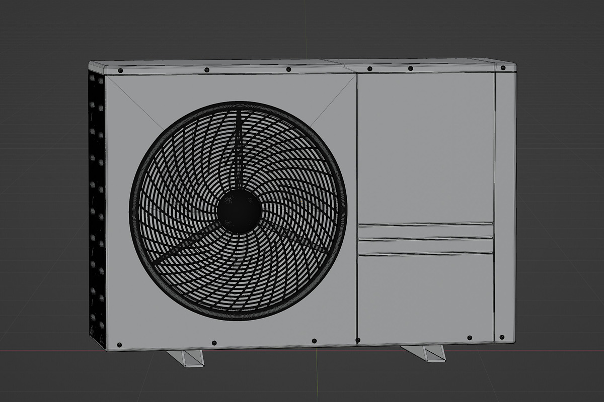 Heat pump, an Object 3D Model by fahad121 (Photo 4 of 5)