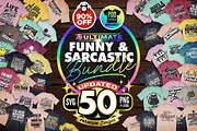 The Mega Sarcastic T-shirt Bundle, an Object Graphic by Asaelv Shop! (Thumbnail 1 of 12)