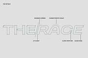 JT Millburn | Sport Racing Font, a Sans Serif Font by Jolicia Type (Thumbnail 3 of 14)