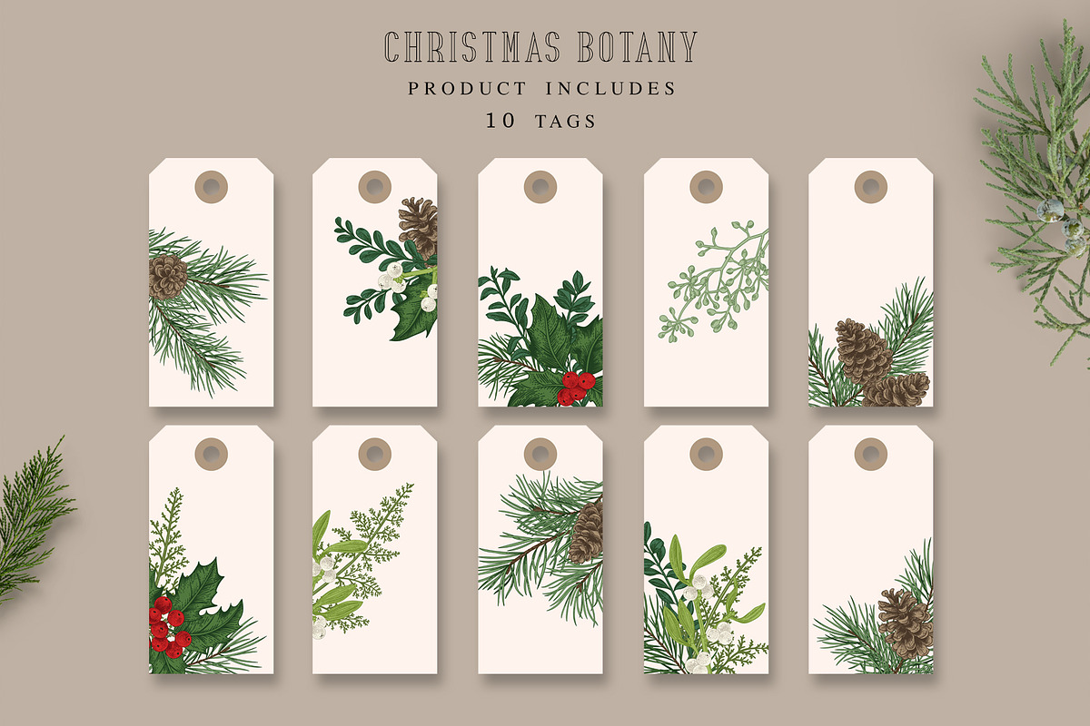 Christmas botany, a Card Template by Lisla (Photo 7 of 9)