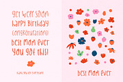 Quirky Handwritten Font Cute Flowers, a Handwritten Font by Kaya Fonts (Thumbnail 2 of 32)