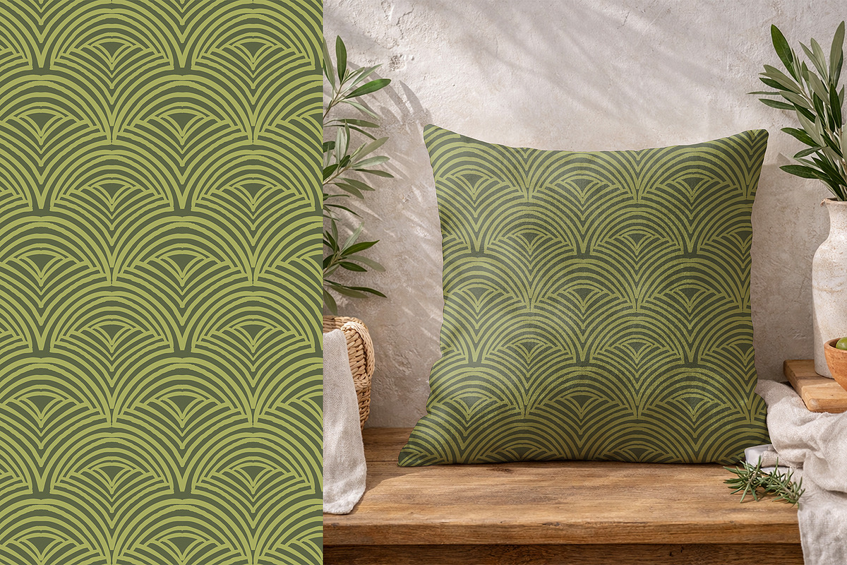 Scallop Motifs and Patterns, a Decorative Illustration by Sweet Fig (Photo 9 of 15)