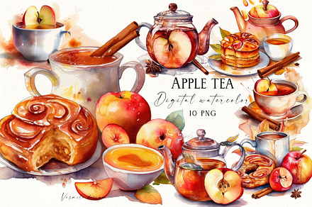 Apple Tea Clipart