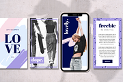 CANVA | Unicorn Instagram Templates, a Social Media Template by 9inchideas (Thumbnail 8 of 9)