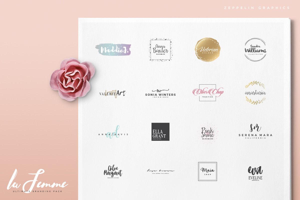 1500 Logos Bundle Collection, a Branding & Logo Template by Graphicdome (Photo 148 of 185)