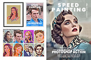 Speed Oil Painting Photoshop Action, an Action Add-On by MRI STUDIO (Thumbnail 1 of 17)