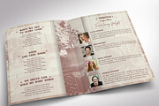 Cowgirl Tabloid Funeral Program, a Brochure Template by Four C Graphic (Thumbnail 5 of 10)