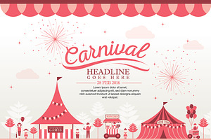 Carnival Theme Template Design