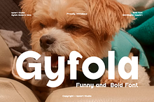 Gyfola - Cute & Funny Font