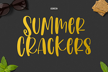 Summer Crackers | A Fun Font