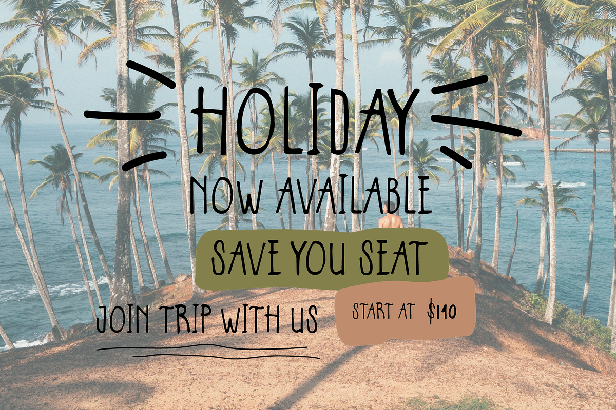 Summer Vacation! - Display Typeface, a Font by Jetsmax® Studio (Photo 4 of 10)