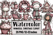 Whimsical Christmas Clipart, an Illustration by Design Market (Thumbnail 1 of 3)