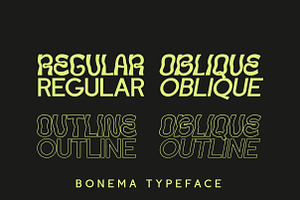 Bonema Psychedelic Font