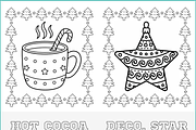 Kids Winter Holidays Coloring Pages, a Seasonal Illustration by Nuvame Arts & Designs (Thumbnail 9 of 14)