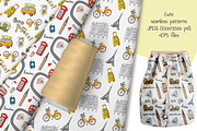 Bon voyage vector set, an Illustration by artdreamer (Thumbnail 6 of 6)