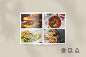 Cook- And Recipebook / Canva Indd