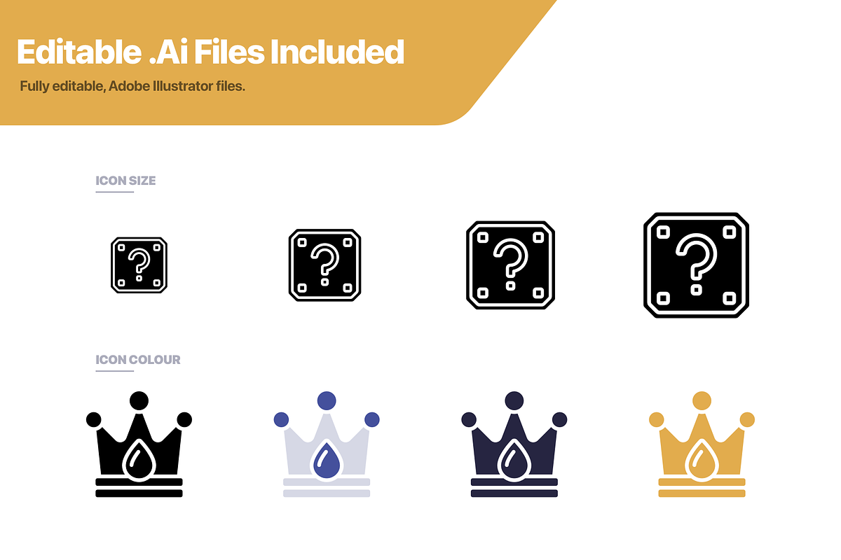 100 Video Game Elements Glyph Icons, an Outline Icon by Juicy Icons (Photo 3 of 6)