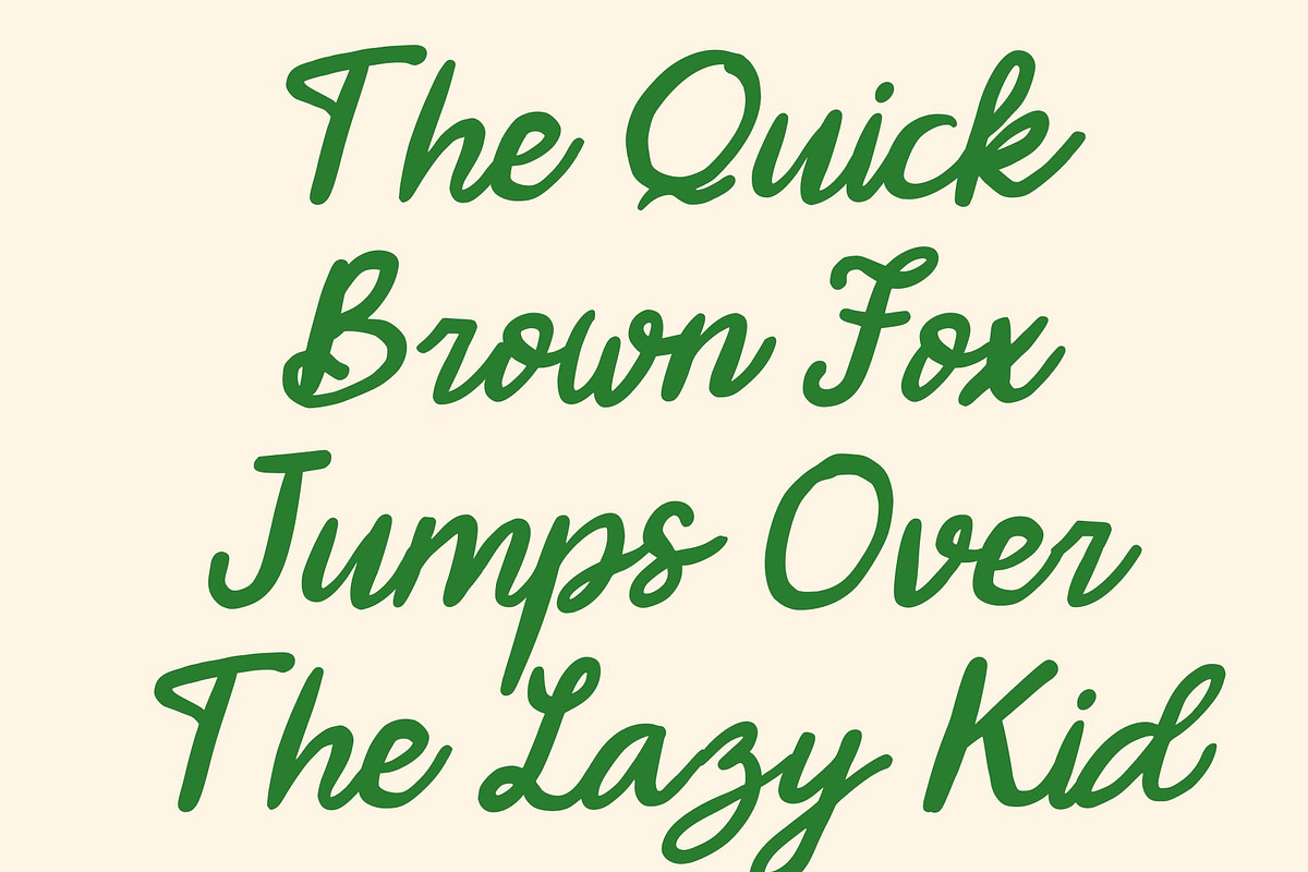 CS Danica – Handwritten Script, a Script Font by Craft Supply Co. (Photo 6 of 8)