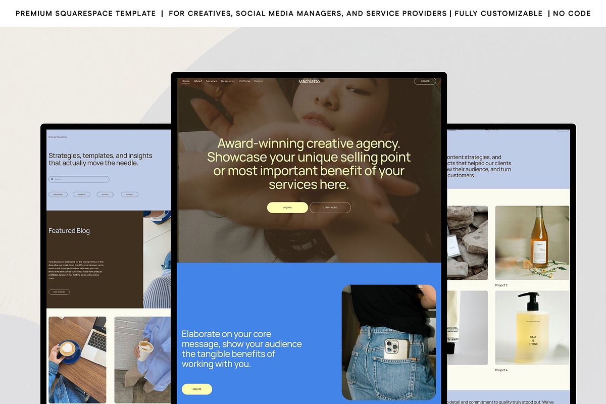 Squarespace Template Designer, a Templates & Theme by Lexi by Design Studio (Photo 3 of 8)