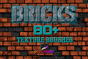 80 Brick Wall Texture Brushes