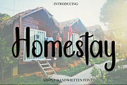 Homestay, a Handwritten Font by InermediaSTUDIO (Thumbnail 1 of 8)