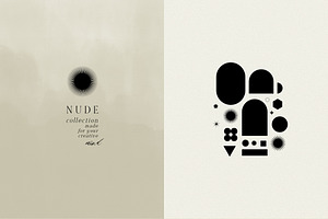 NUDE Neutral Textures & Infographic