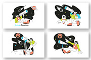 6 Astro Tourism Vector Illustration, a Person Illustration by denayunebgt (Thumbnail 2 of 3)