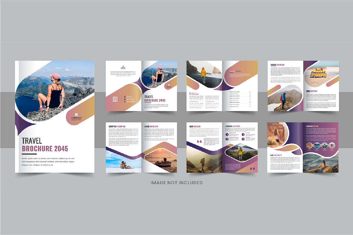 Travel Brochure or Travel Magazine, a Brochure Template by Pavel_design