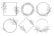 Olive Branch Line Art Clipart SVGs, a Decorative Illustration by Stellalunarts (Thumbnail 7 of 12)