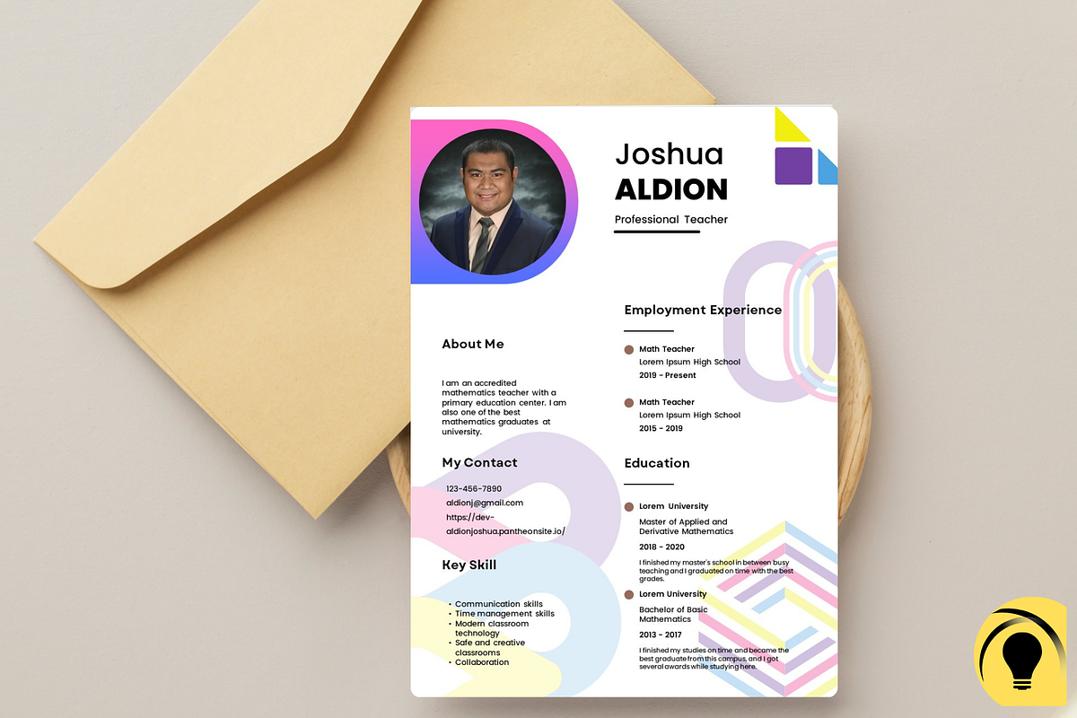 Resume and Cover Letter Template, a Resume Template by Bulbly Graphics (Photo 3 of 5)