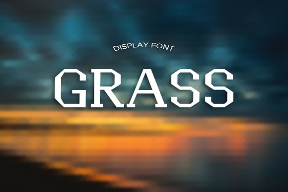 GRASS font preview 4