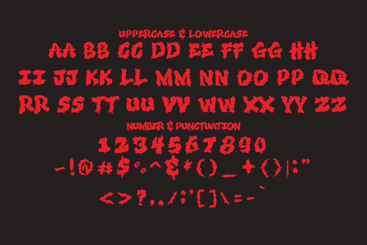 Dezter - Black Metal Font, a Blackletter Font by tebaltipislab (Photo 8 of 13)