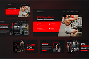 GYM Fitness Sports Google Slides, a Presentation Template by SquidPixey (Thumbnail 6 of 7)