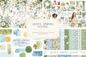 Quite Spring Living Collection, a Seasonal Illustration by PeDe Designs