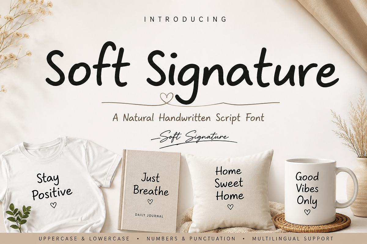 Soft Signature, a Handwritten Font by Wow Magic (Photo 4 of 5)