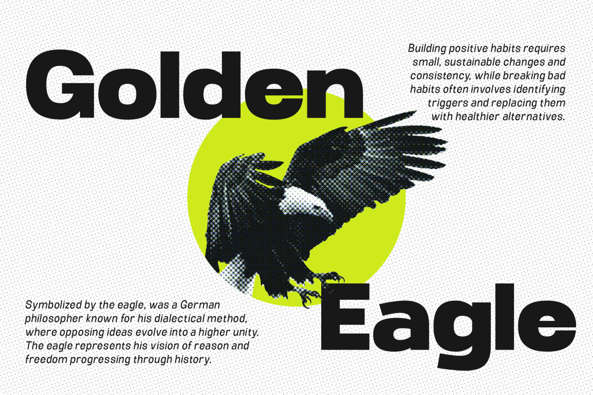 Ghosta Neue, a Sans Serif Font by Black Studio (Photo 9 of 15)