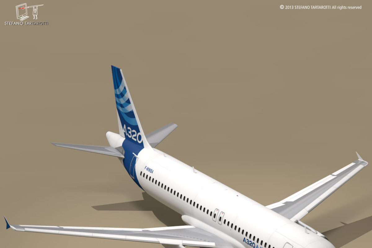 A320-200 airbus, a Cars & Vehicle 3D Model by Tartino 3D models (Photo 4 of 9)