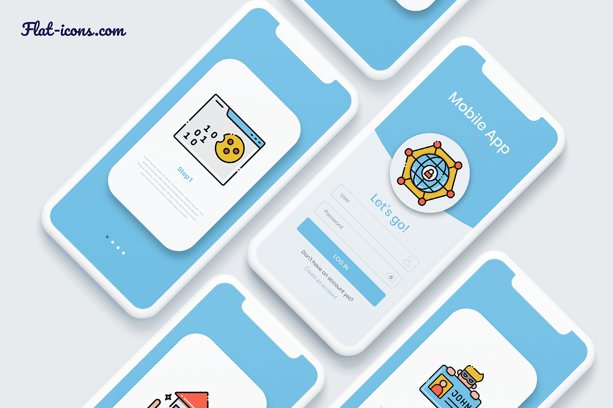 80 Privacy  Icons | Aesthetics, an Outline Icon by Flat Icons (Photo 7 of 9)