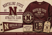 Northline Athletic, a Slab Serif Font by Wow Magic (Thumbnail 2 of 4)