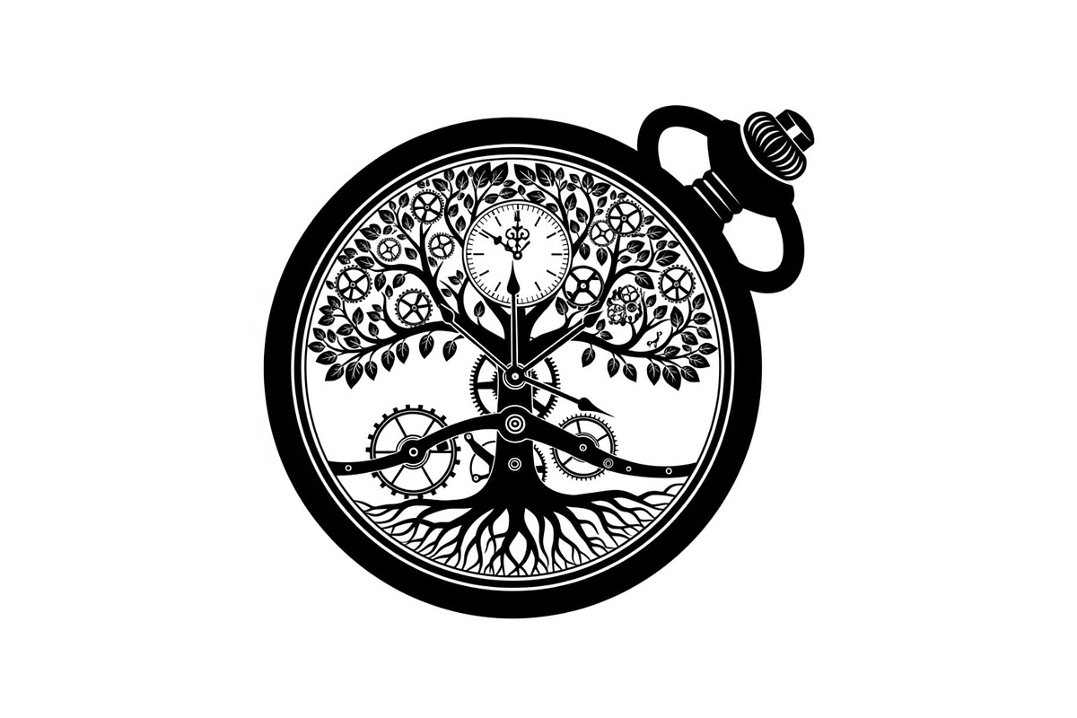 Steampunk Tree of Life Symbol Bundle, an Illustration by yasushie (Photo 9 of 31)