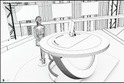 TV Studio Collection Vol 6 - 2 PCS, an Architecture 3D Model by akerStudio (Thumbnail 88 of 98)