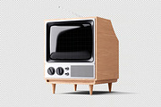Retro TV Mockup, a Product Mockup by zpackcreative (Thumbnail 3 of 4)