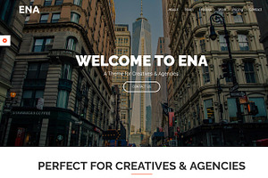 Ena - One Page Bootstrap Template