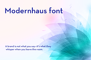 Modernhausfont-038-25, a Font by canve (Thumbnail 2 of 3)