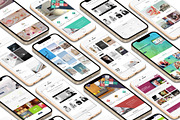 3D iPhone Presentation Mock-Up 04, an iPhone Mockup by Graphicsworld125 (Thumbnail 3 of 9)