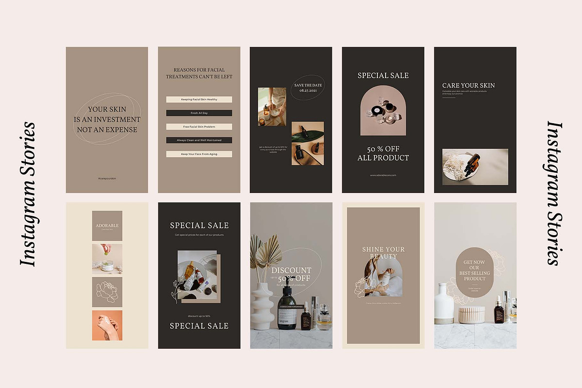 Chocolate Instagram Template Canva, a Social Media Template by Product Experience (Photo 9 of 10)